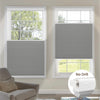 Kincmo No Drill Top Down Bottom Up Cellular Shades, Motorized 100% Blackout | Double Cell