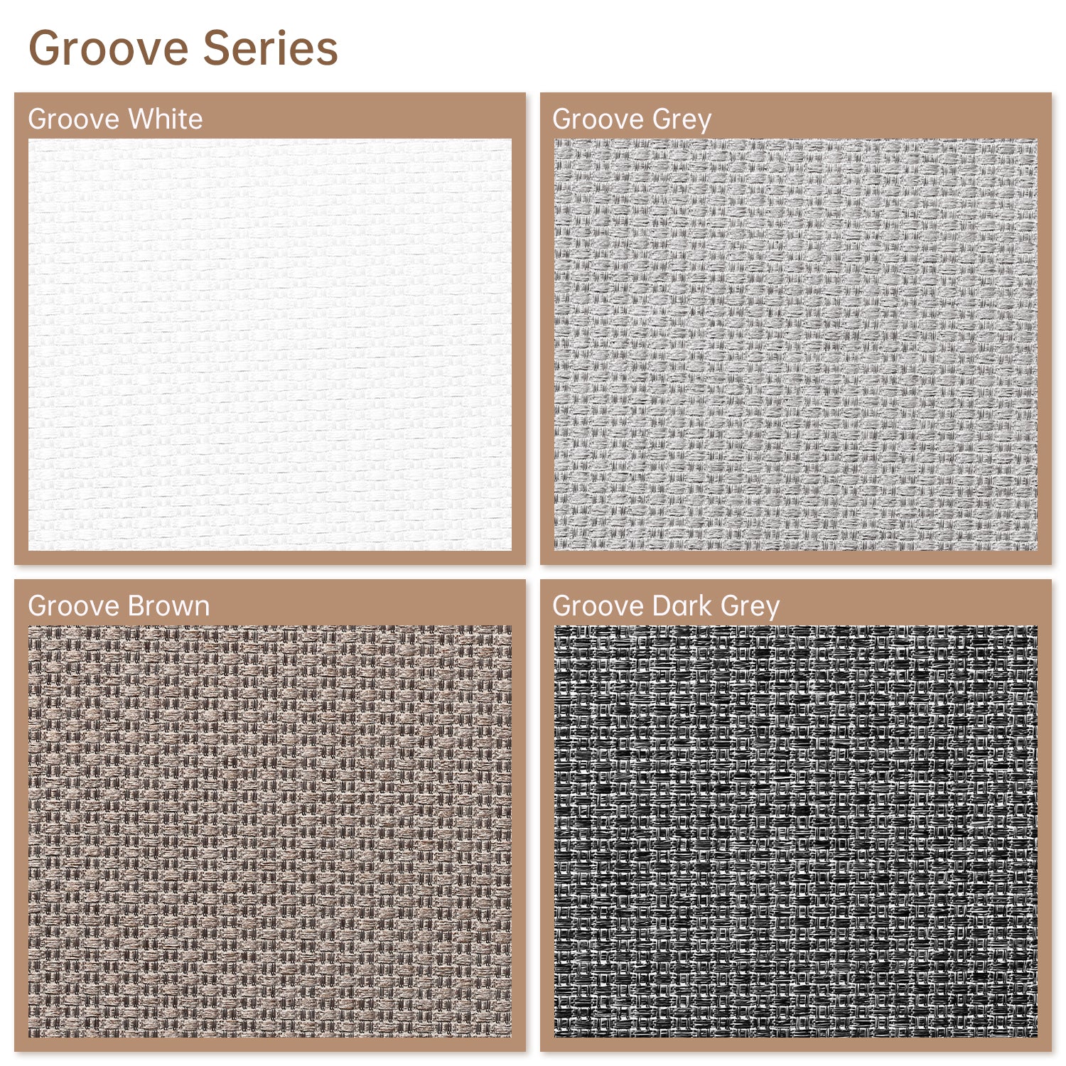 Kincmo 100% Blackout Roller Fabric Swatches