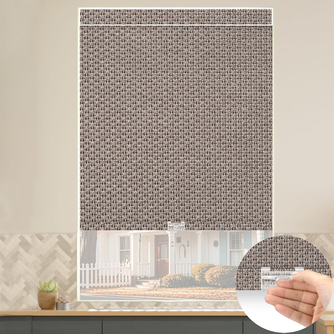 Kincmo Cordless 100% Blackout Roller Shades - Groove