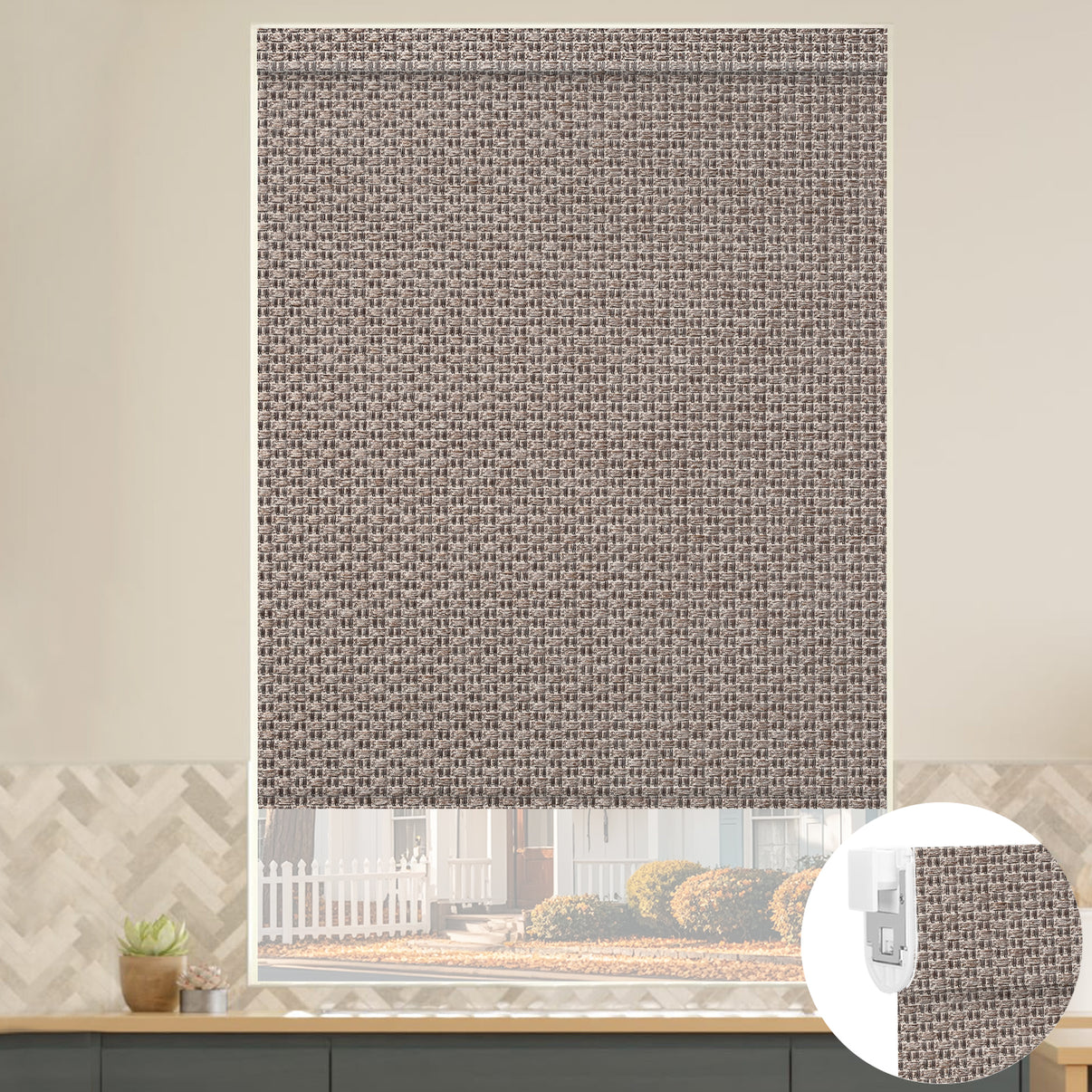 100% blackout no drill shades