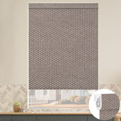 100% blackout no drill shades