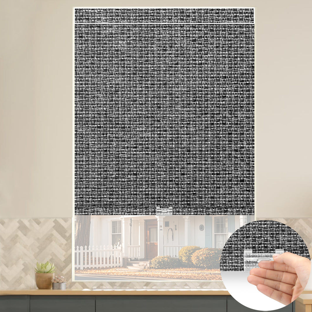 Kincmo Cordless 100% Blackout Roller Shades - Groove