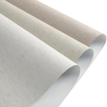 Kincmo Motorized Roller Shades 100% Blackout - Linen