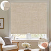 Kincmo No Drill Cordless Roller Shades 100% Blackout  - Linen