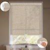 Kincmo No Drill Cordless Light Filtering Roller Shades 75% Blackout - Linen