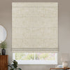 linen look roman blinds