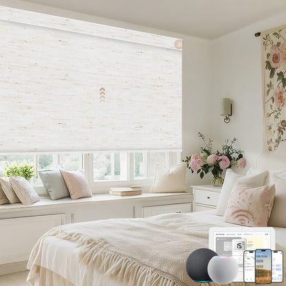 linen look blackout roller blinds