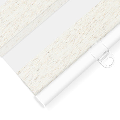 Kincmo No Drill Cordless Zebra Shades 75% Blackout - Linen