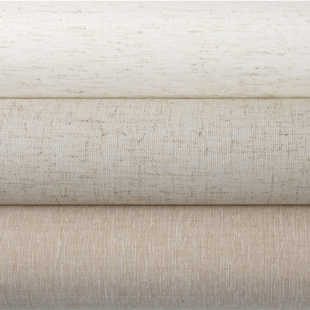 Kincmo No Drill Shades, Motorized 100% Blackout - Linen