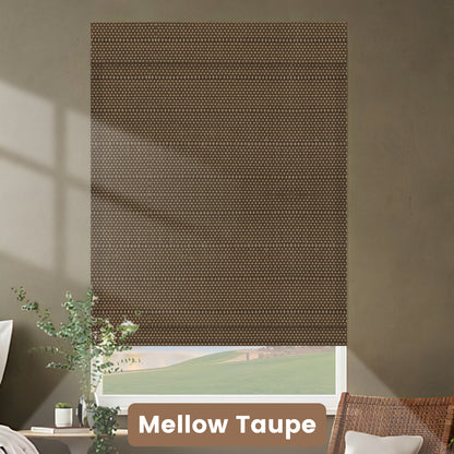 Kincmo Motorized 100% Bamboo Shades 50%/70%/100% Blackout - Pure Bamboo
