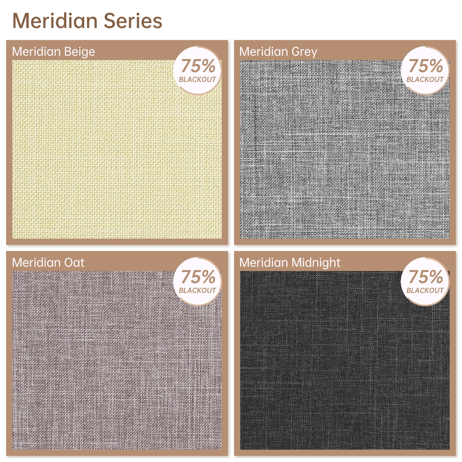 Kincmo Light Filtering Roller Fabric Swatches