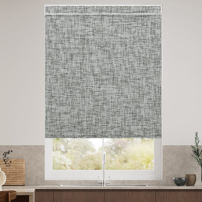 Kincmo Motorized Roller Shades 100% Blackout - Mist