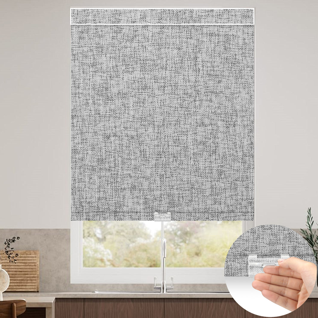 Kincmo Cordless Roller Shades 100% Blackout - Mist