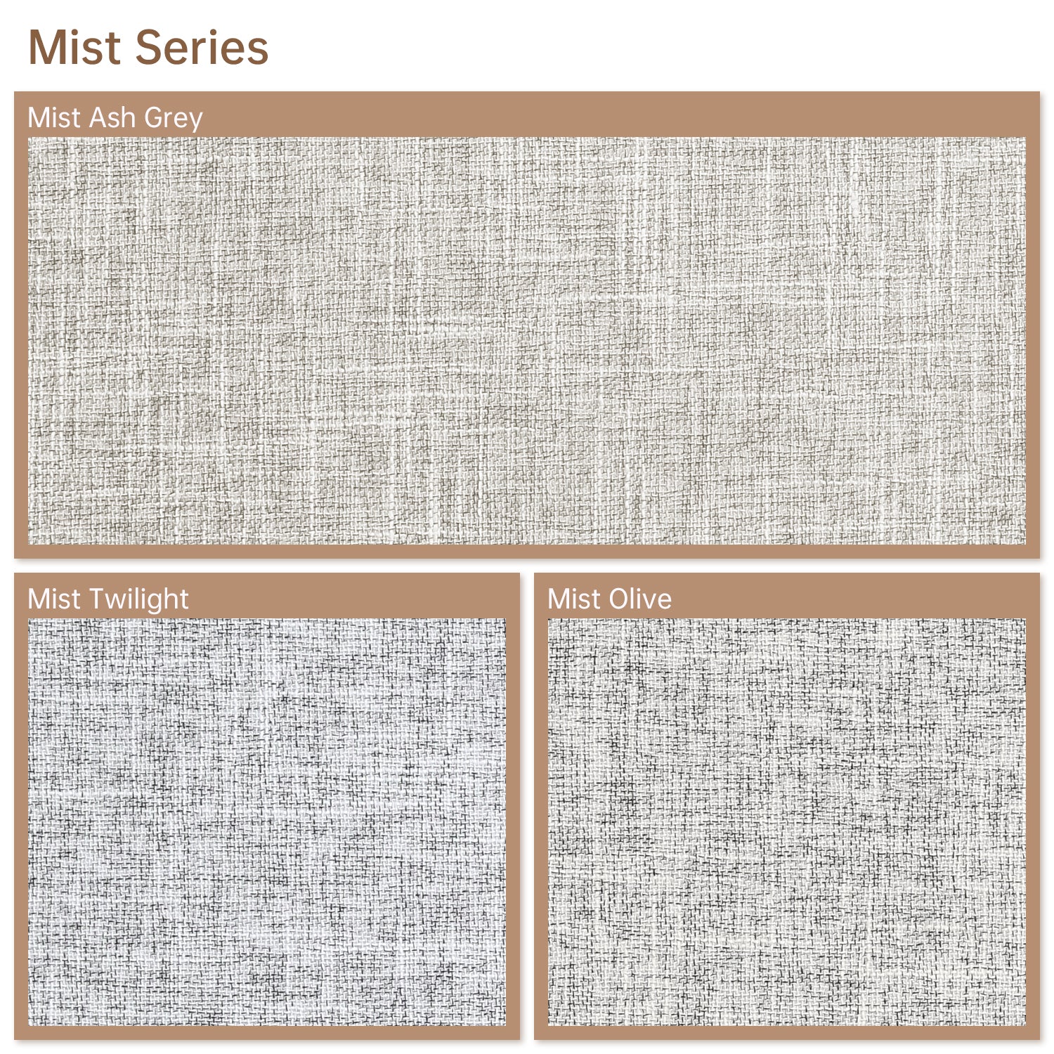 Kincmo 100% Blackout Roller Fabric Swatches