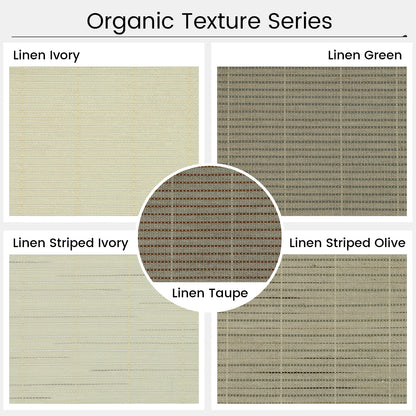 Kincmo Woven Wood Shade Fabric Swatches - Organic Texture