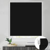black no drill window blinds