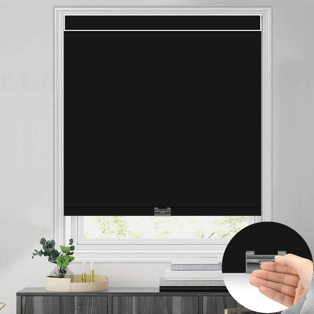 Kincmo Cordless Roller Shades 100% Blackout - Pure