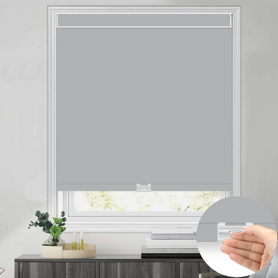 Kincmo Cordless Roller Shades 100% Blackout - Pure