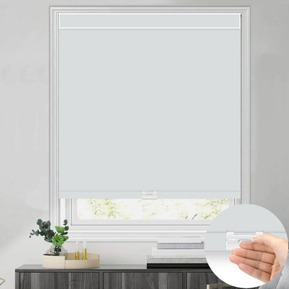 Kincmo Cordless Roller Shades 100% Blackout - Pure