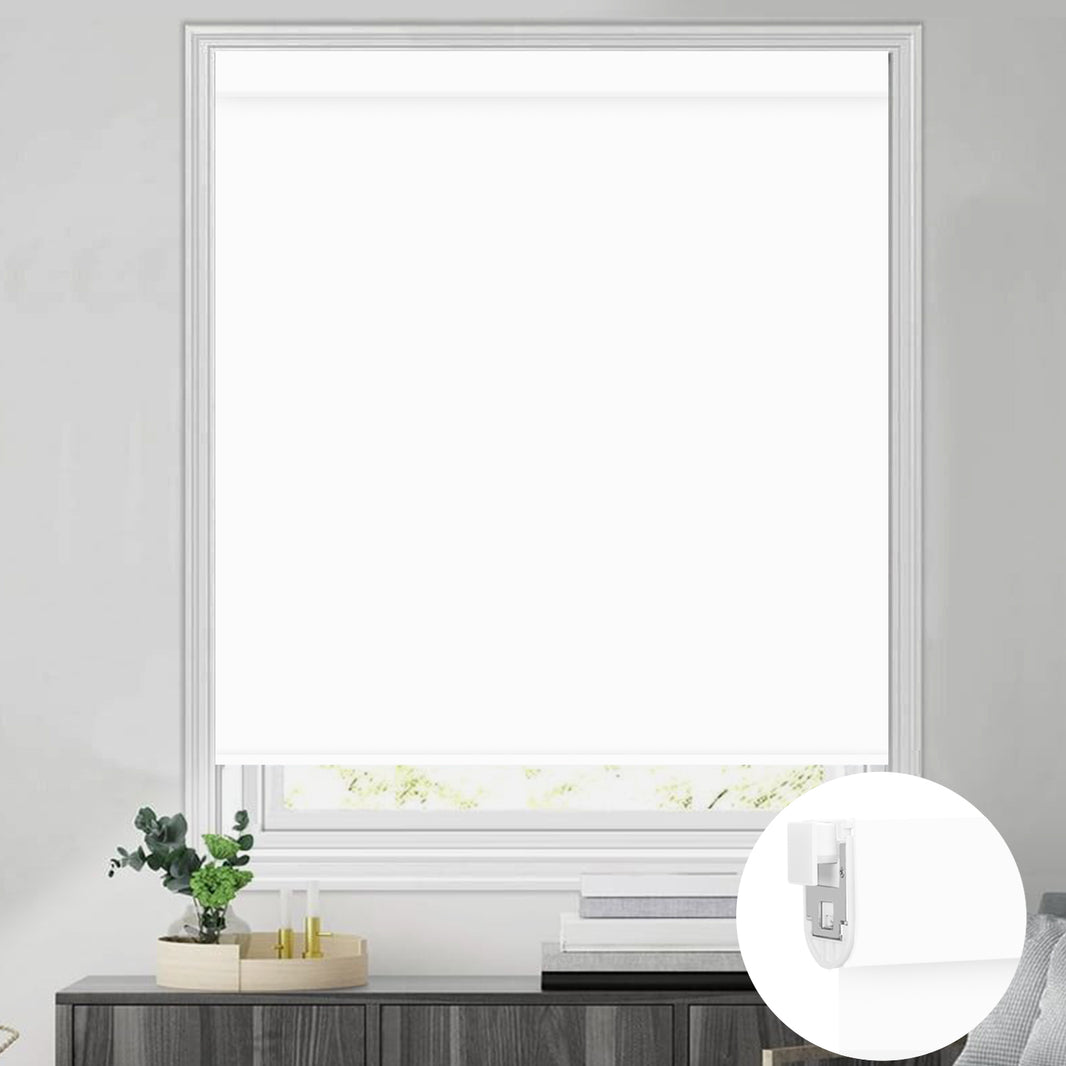 white no drill blinds