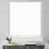 Kincmo Motorized Roller Shades 100% Blackout - Pure