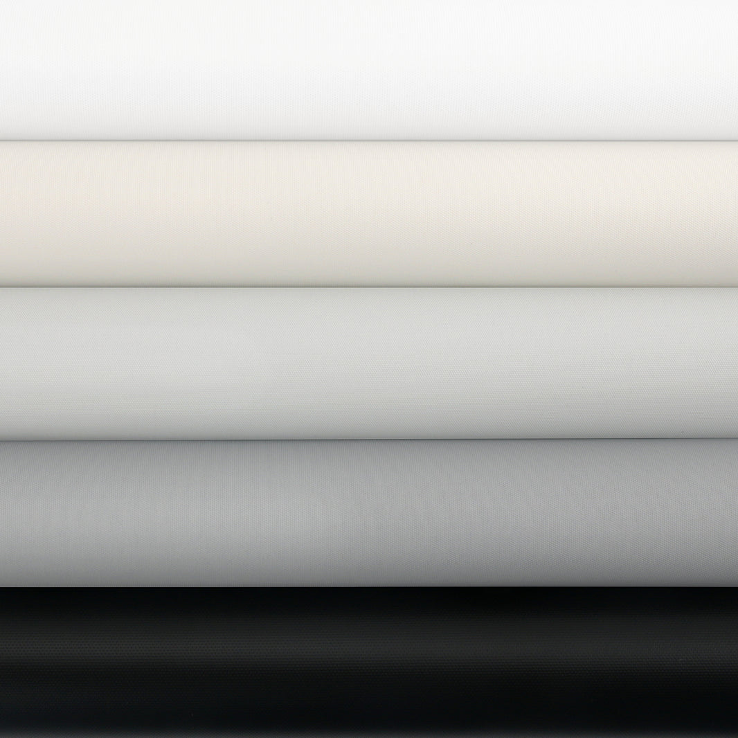 pure roller shades 100% blackout fabric