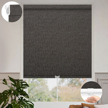 Kincmo No Drill Cordless Roller Shades 100% Blackout - Classic
