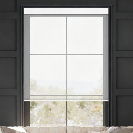 Kincmo Motorized Light Filtering Roller Shades 50% Blackout - Sheer
