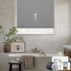 Kincmo Motorized Roller Shades 100% Blackout - WaterProof Vinyl