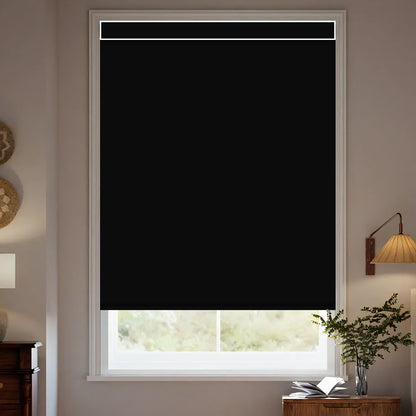 Kincmo Motorized Roller Shades 100% Blackout - WaterProof Vinyl