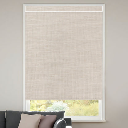 Kincmo Motorized Roller Shades 100% Blackout - Weave