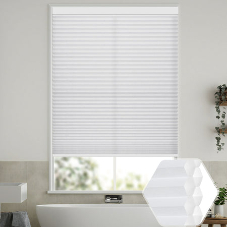 Kincmo Noise-Reducing, Light Filtering Motorized Cellular Shades | Double-Cell