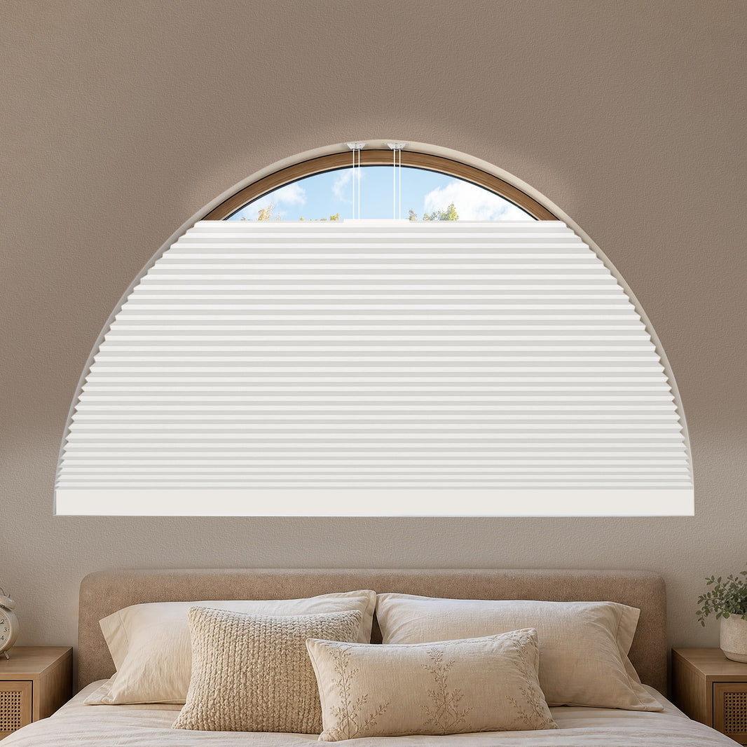 Kincmo Motorized Arched Cellular Shades