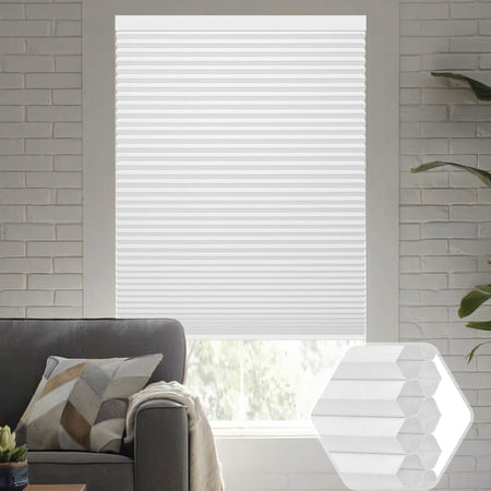 Kincmo Energy-Saving, 100% Blackout Motorized Cellular Shades | Double-Cell