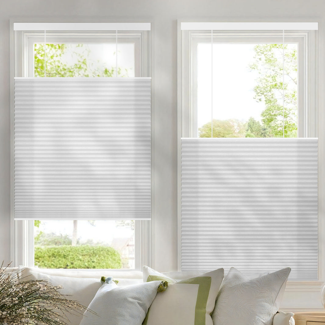 Kincmo Motorized Light Filtering Top Down Bottom Up Cellular Shades | Double Cell