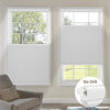 Kincmo No Drill Top Down Bottom Up Cellular Shades, Motorized 100% Blackout | Double Cell