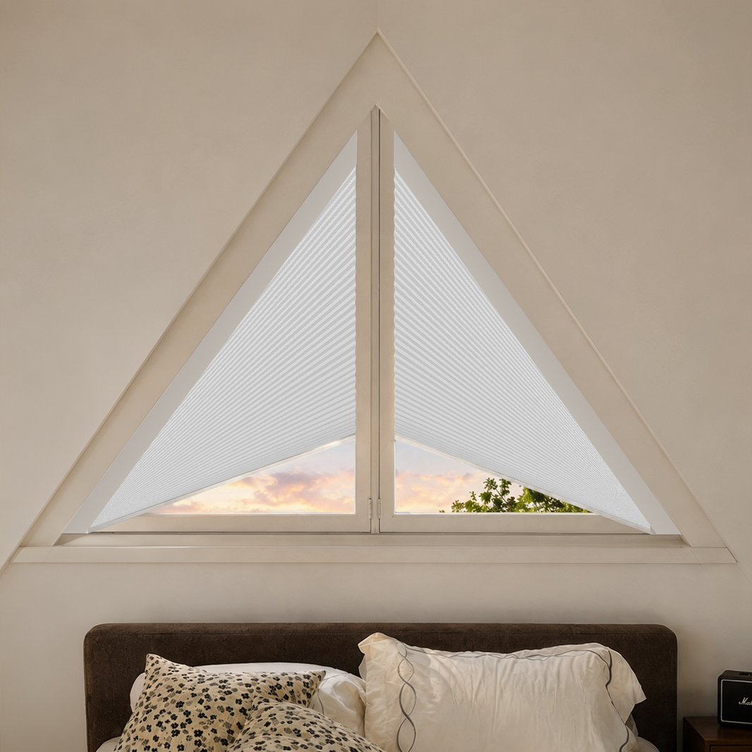 Kincmo Motorized Triangle Cellular Shades