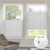 Kincmo No Drill Top Down Bottom Up Cellular Shades, Motorized Light Filtering