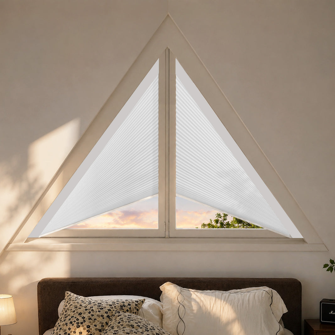 Kincmo Motorized Triangle Cellular Shades