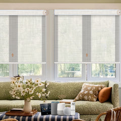 Kincmo Motorized Light Filtering Roller Shades 50% Blackout - Woven