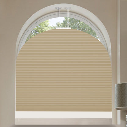 Kincmo Motorized Elongated Arched Cellular Shades