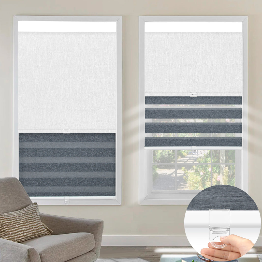 Kincmo Cordless Dual Shades | Roller Shades & Zebra Shades