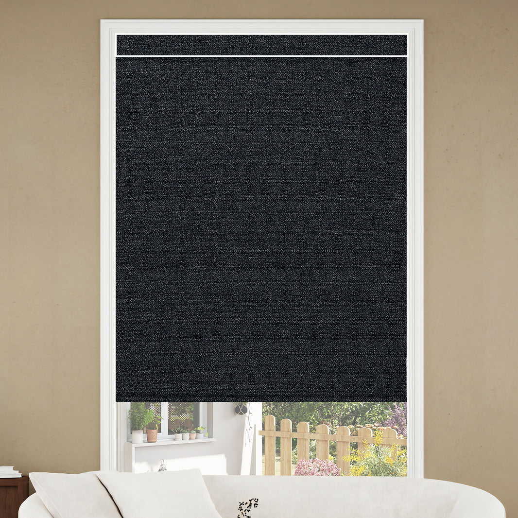 Kincmo Motorized Roller Shades 100% Blackout - Eclipse