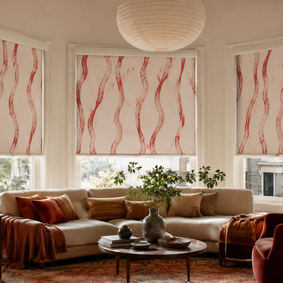 Kincmo Custom Printed Motorized Roller Shades
