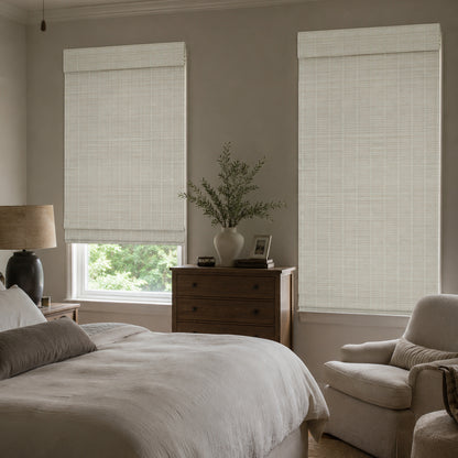 Kincmo Cordless 100% Bamboo Shades 50%/70%/100% Blackout - Pure Bamboo