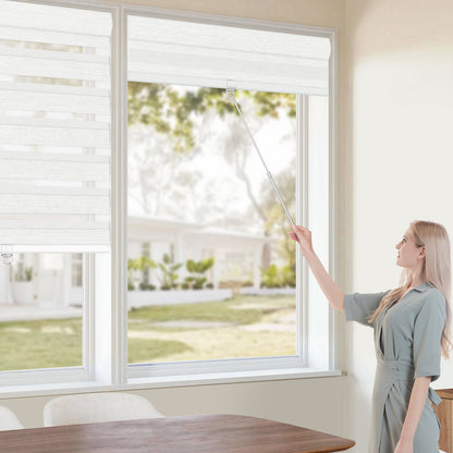 Kincmo Cordless Zebra Shades 60%/75% Blackout - Monet