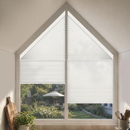 Kincmo Motorized Trapezoid Cellular Shades
